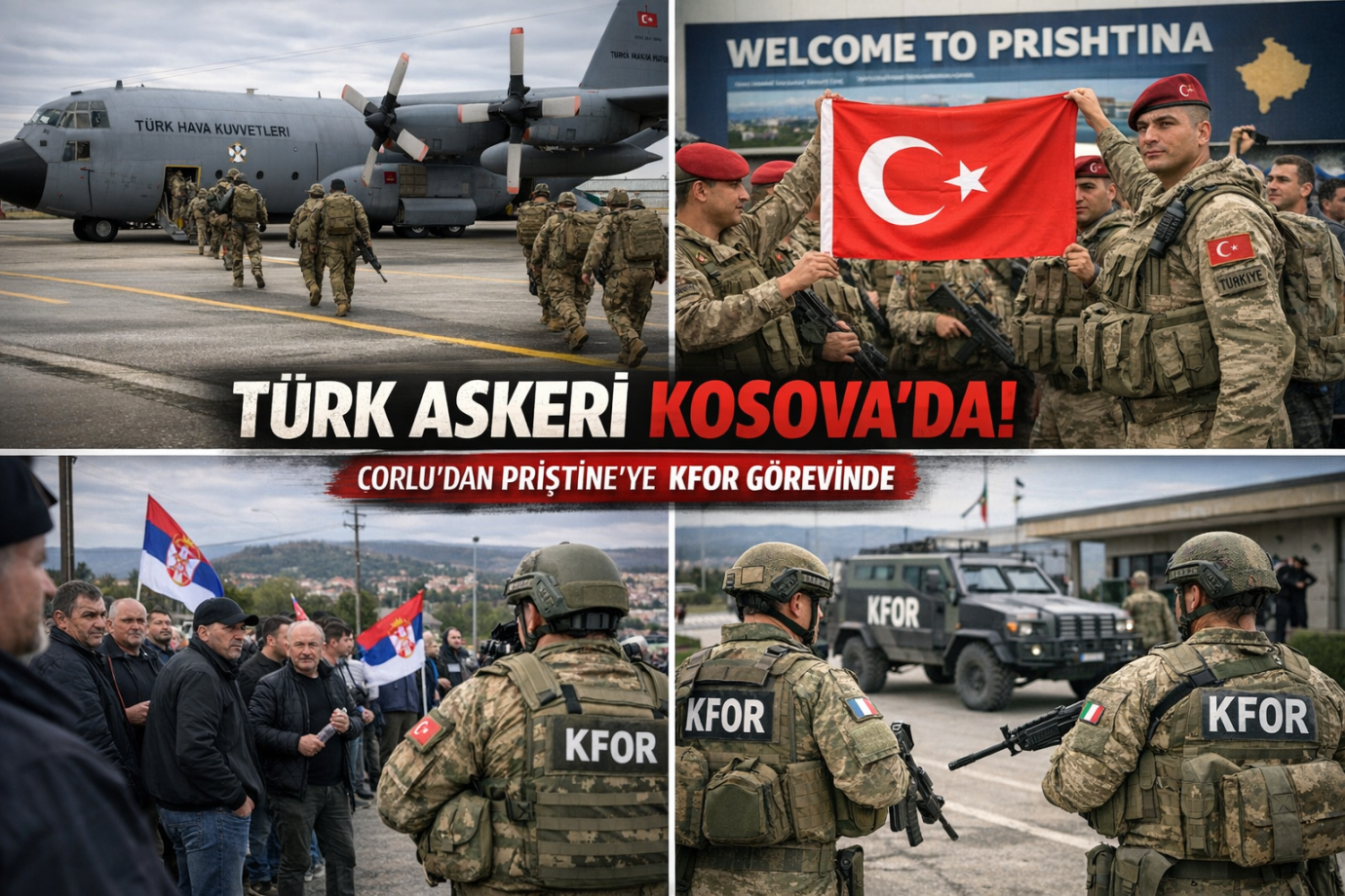 KOSOVA’DA GERİLİM YÜKSELİRKEN TÜRK ASKERİ SAHADA: NATO’NUN KRİTİK HAMLESİ