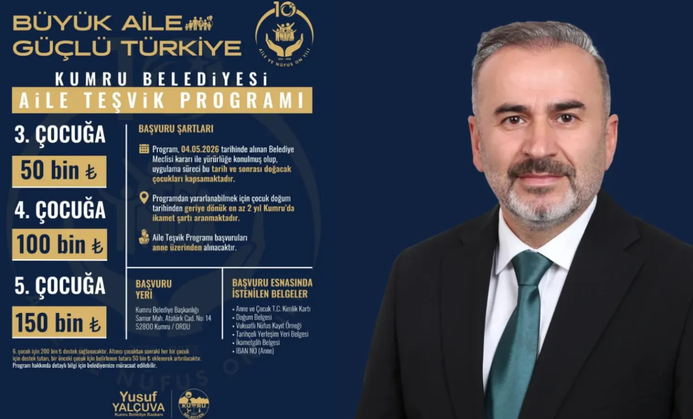 KUMRU’DAN TÜRKİYE’YE ÖRNEK OLACAK DESTEK!