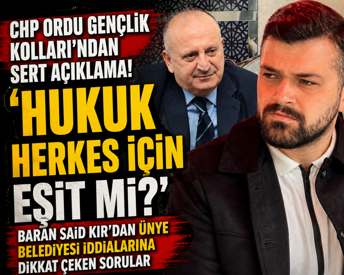 CHP Ordu Gençlik Kolları'ndan Ünye Belediyesi Açıklaması: 