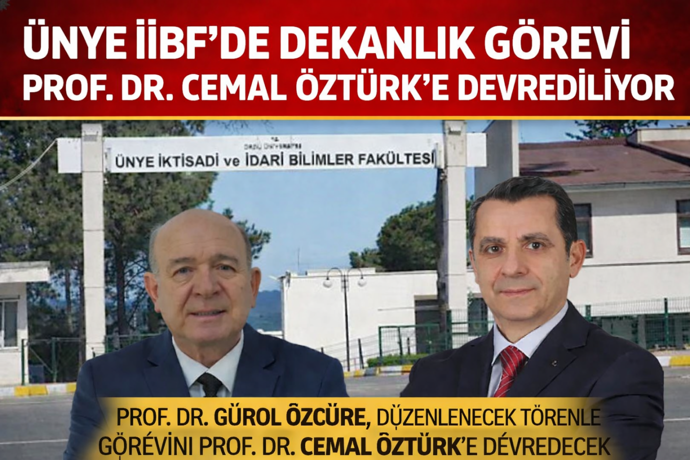 ÜNYE İİBF’DE 7 YILLIK DÖNEM SONA ERDİ