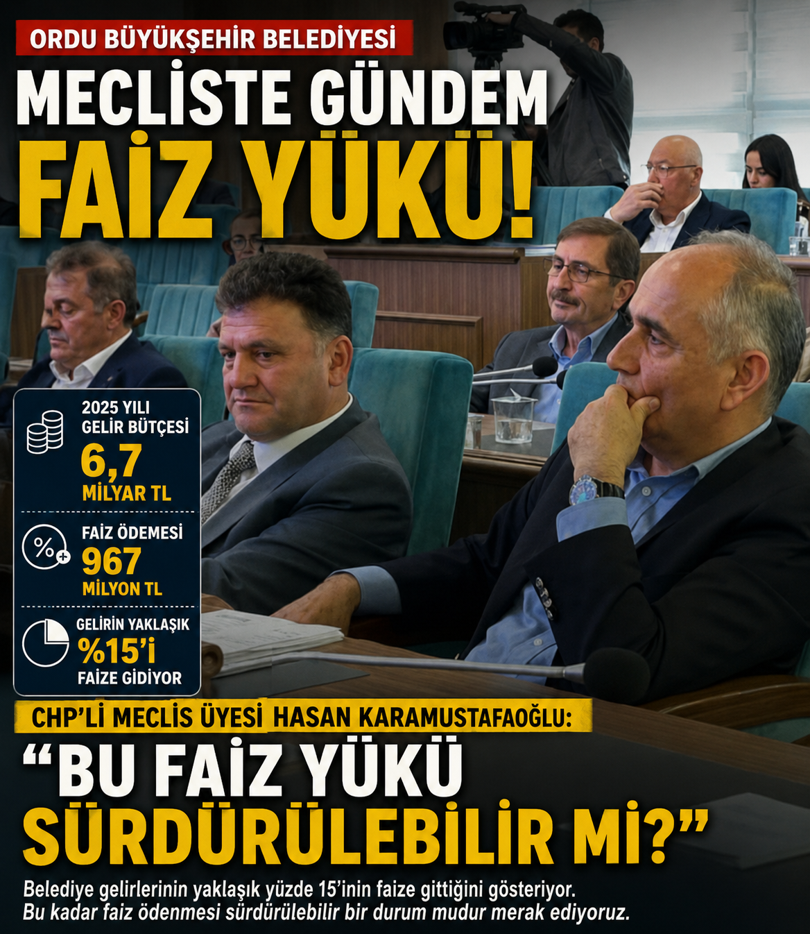 OBB MECLİSİNDE FAİZ TEPKİSİ!