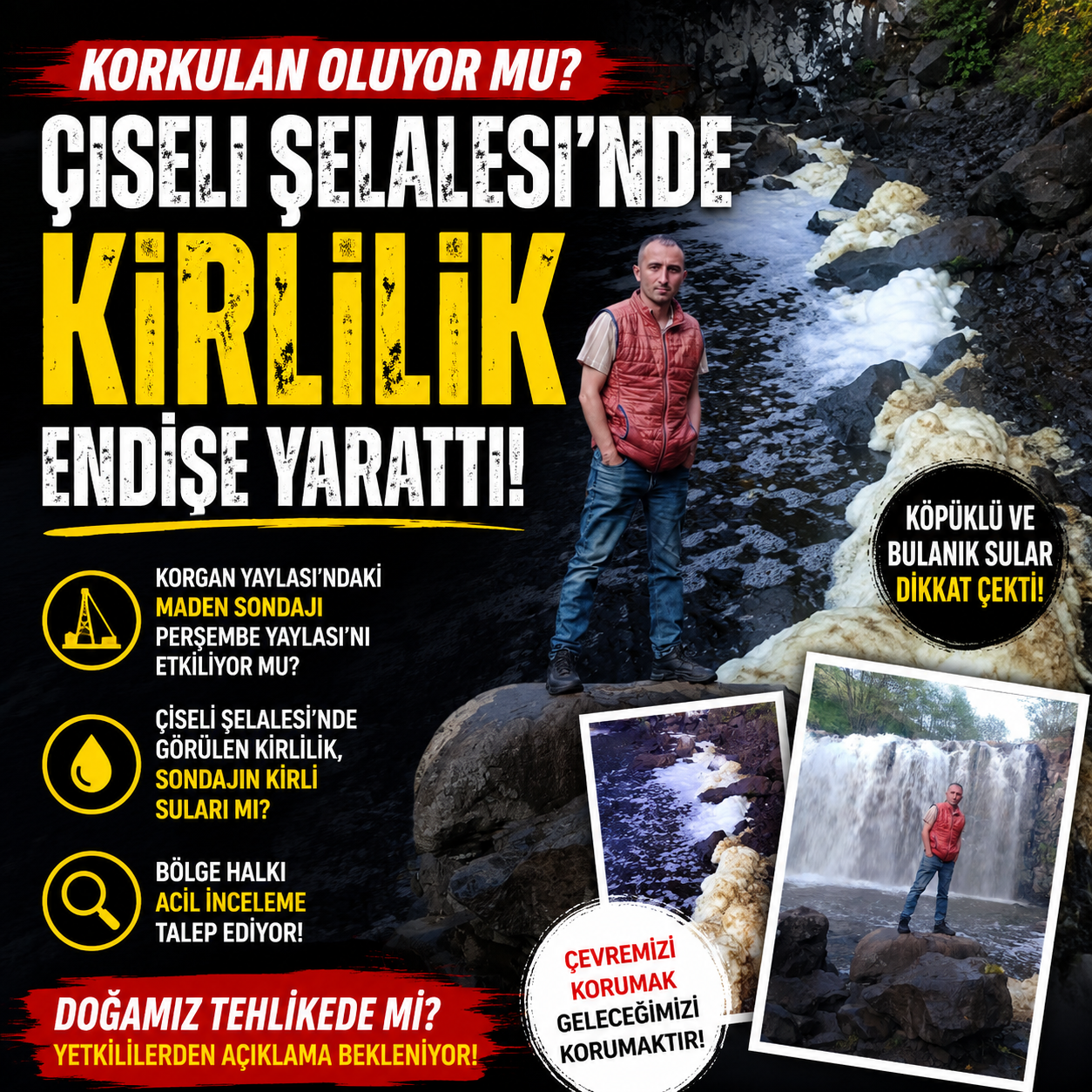 Korkulan Oluyor Mu? Çiseli Şelalesi'ndeki Kirlilik Endişe Yarattı