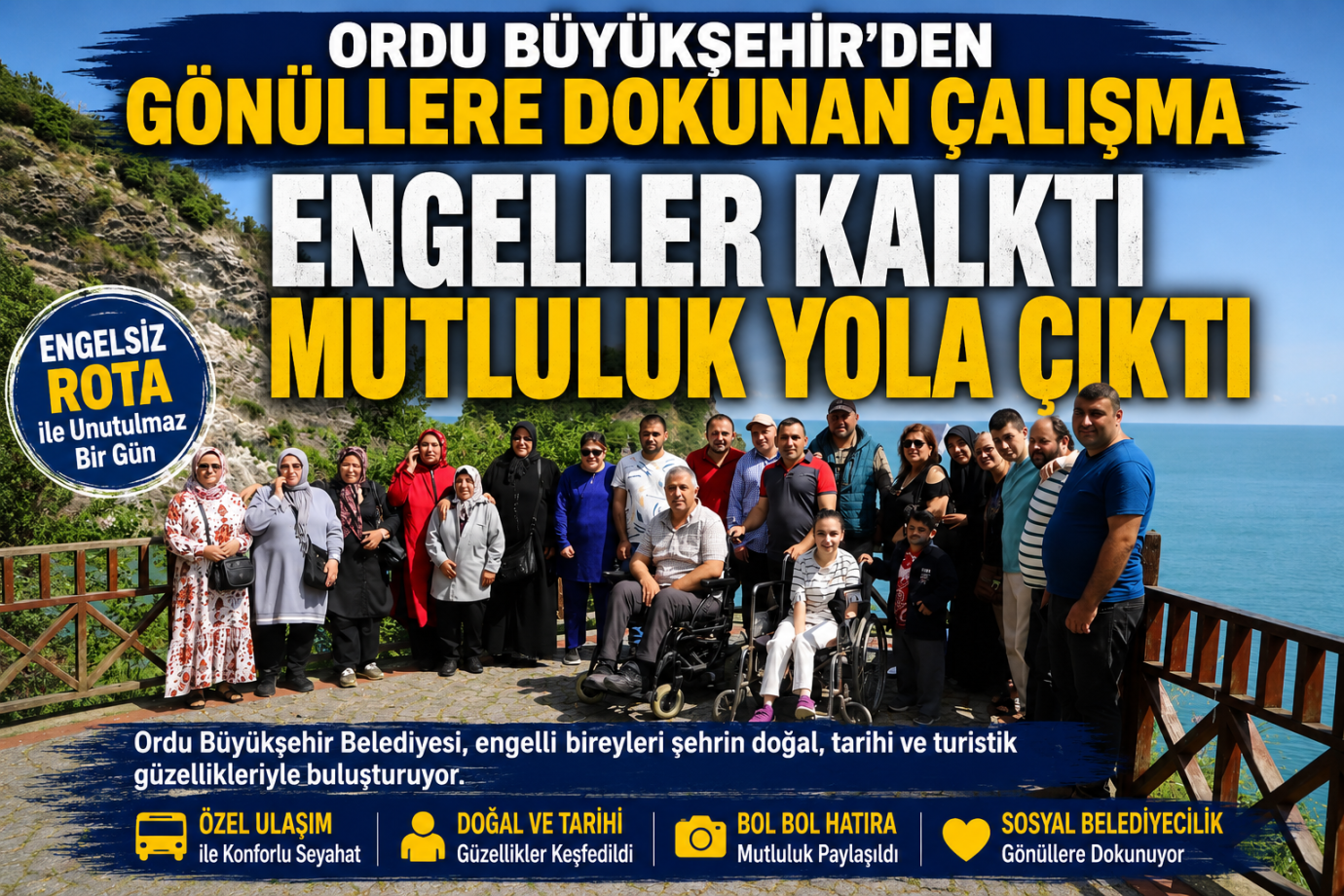 ORDU BÜYÜKŞEHİR'DEN GÖNÜLLERE DOKUNAN ÇALIŞMA