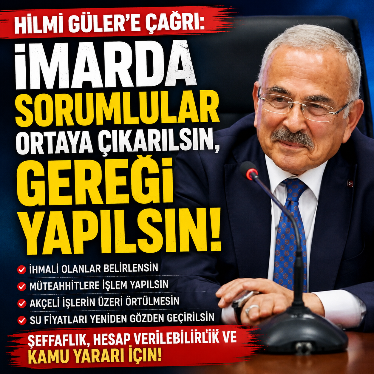 İMAR TARTIŞMASINDA ÇAĞRI: 