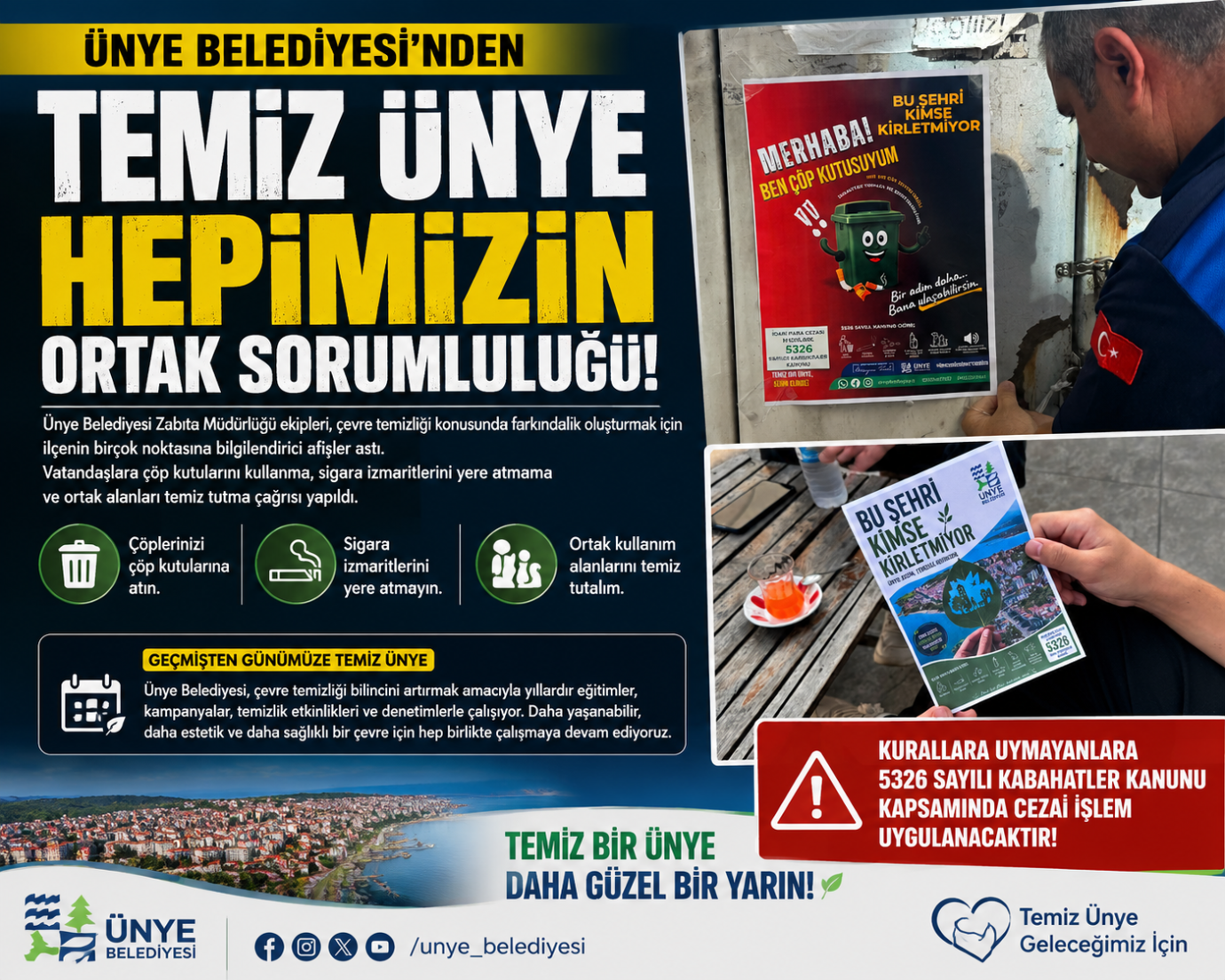 Ünye Belediyesi'nden 