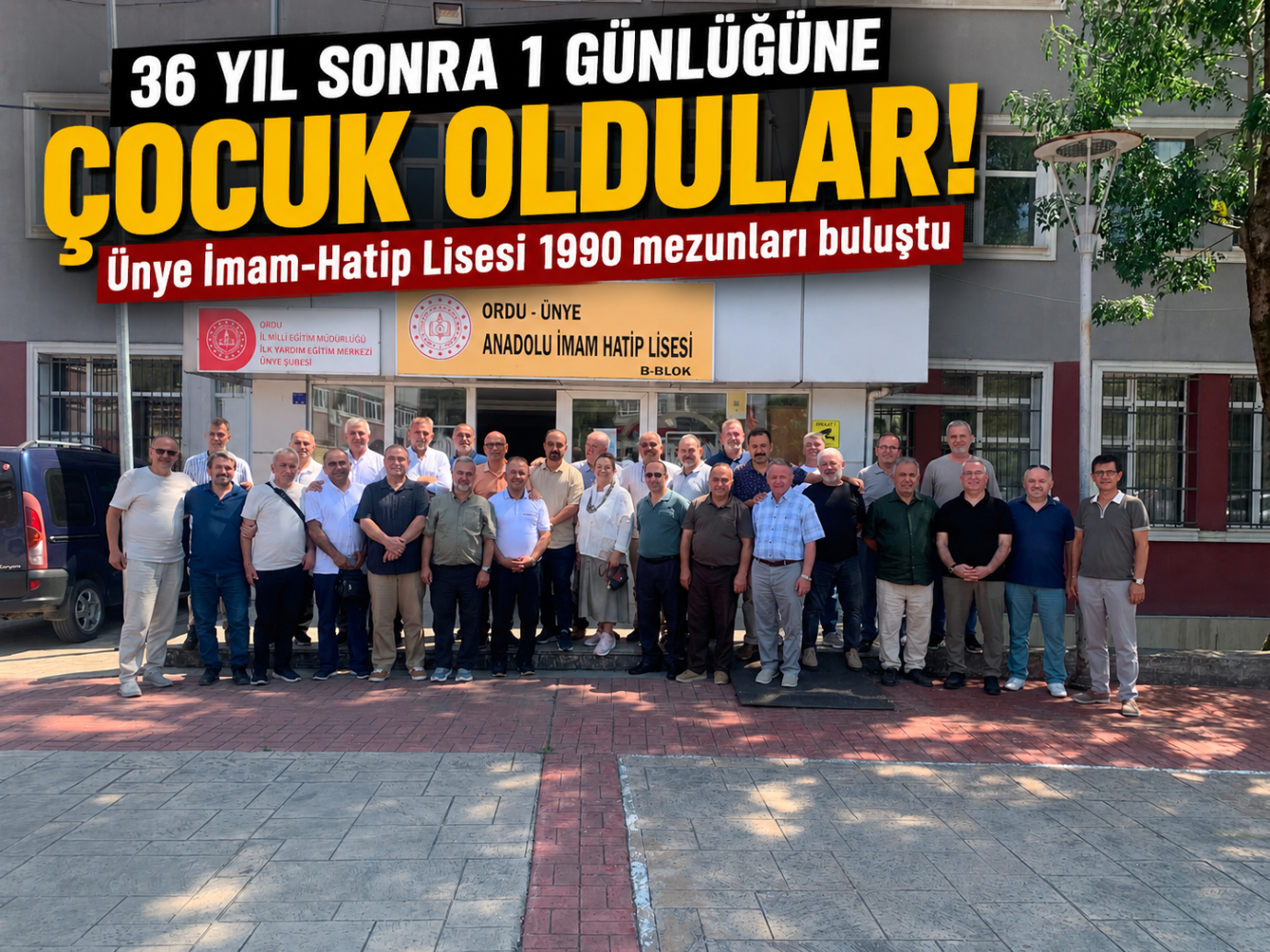 36 Yıl Sonra Aynı Okulda Yeniden Çocuk Oldular