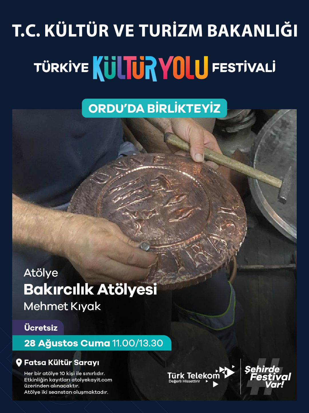 TÜRKİYE KÜLTÜR YOLU FESTİVALİ İLK KEZ ORDU’DA