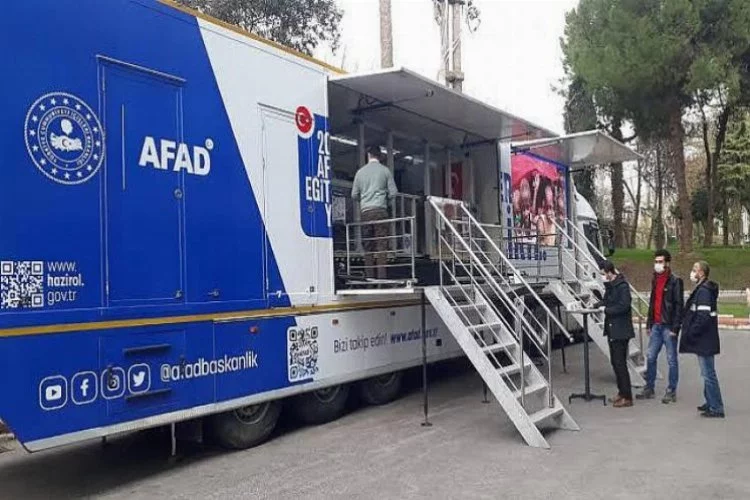 AFAD Deprem Simülasyon Tırı Ordu’ya Geliyor