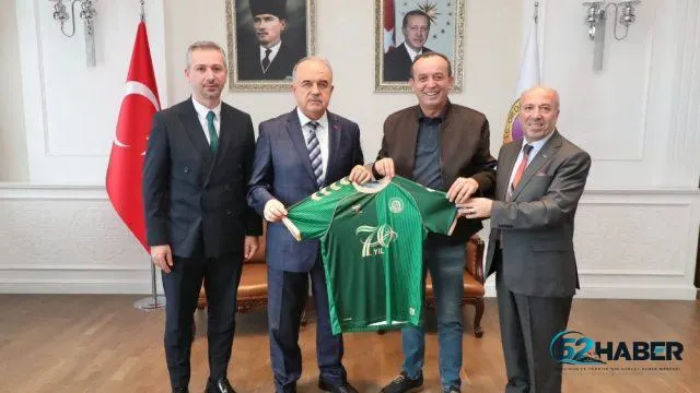 Ünye 1957 Spor yönetiminden Vali Muammer Erol’a ziyaret