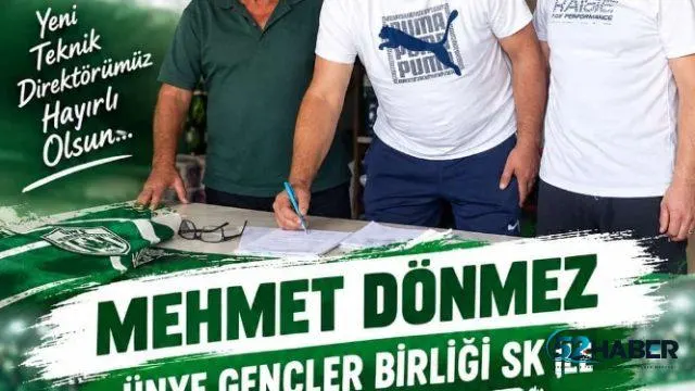 Ünye Gençler Birliği SK’da Mehmet Dönmez dönemi başladı